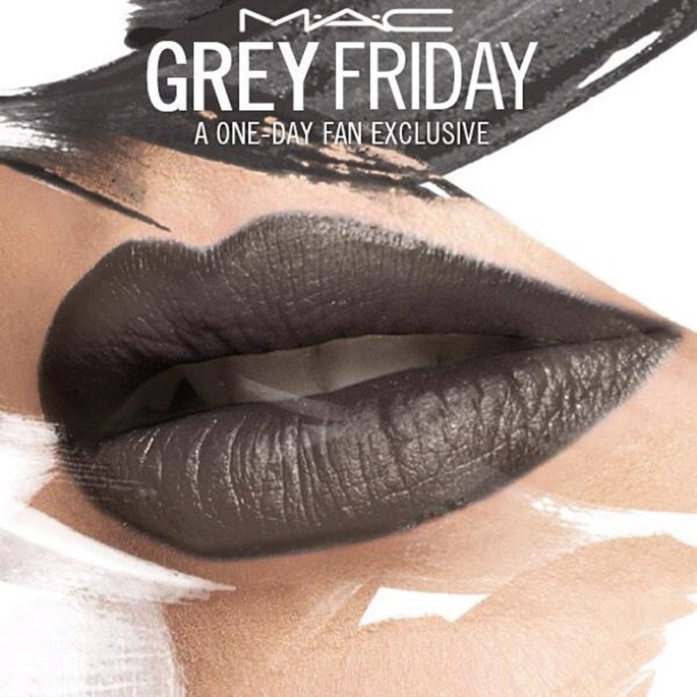 Mac cosmetics grey Friday frost lipstick